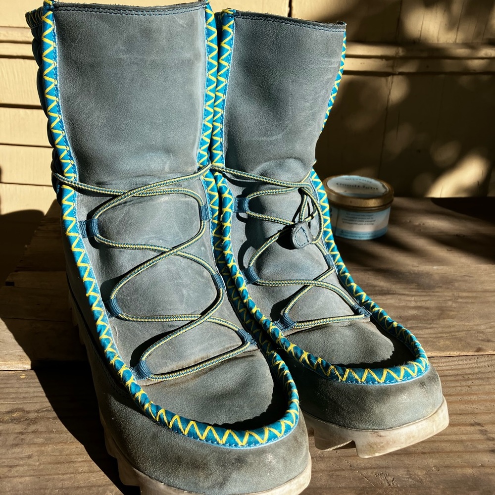 The North Face #heatseeker #icepick #insulated #slip-on Women’s Winter Boot Sz.9